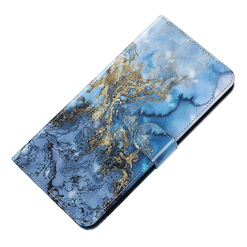 For OnePlus Nord CE 2 5G 3D Creative Pattern Printing PU Leather Flip Protective Case Wallet Stand Full Body Protective Cover with Wrist Strap - Bauhinia Valley