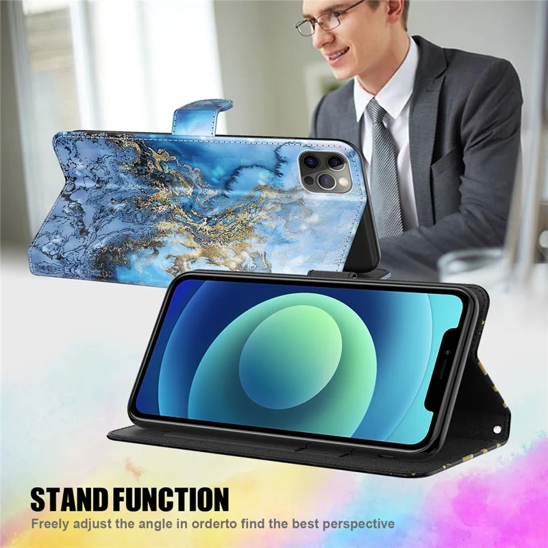For OnePlus Nord CE 2 5G 3D Creative Pattern Printing PU Leather Flip Protective Case Wallet Stand Full Body Protective Cover with Wrist Strap - Bauhinia Valley
