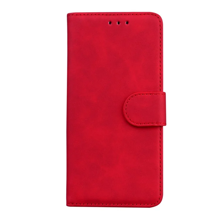 Бумажник-чехол для OnePlus Nord CE 2 5G, флип-чехол, защитный чехол, ударопрочный TPU внутренний чехол-раковина с подставкой - красный