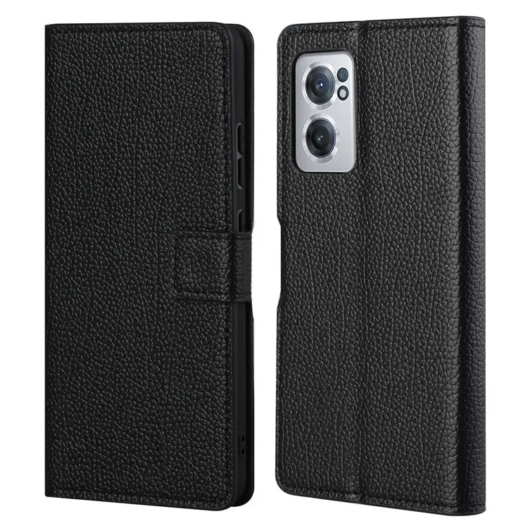 Für OnePlus Nord CE 2 5G Litchi Textur PU Leder Brieftasche Stil Flip Case Magnetic Schnallen Ständer Telefonabdeckung