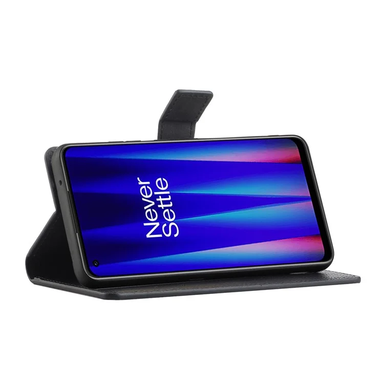 Für OnePlus Nord CE 2 5G Litchi Textur PU Leder Brieftasche Stil Flip Case Magnetic Schnallen Ständer Telefonabdeckung