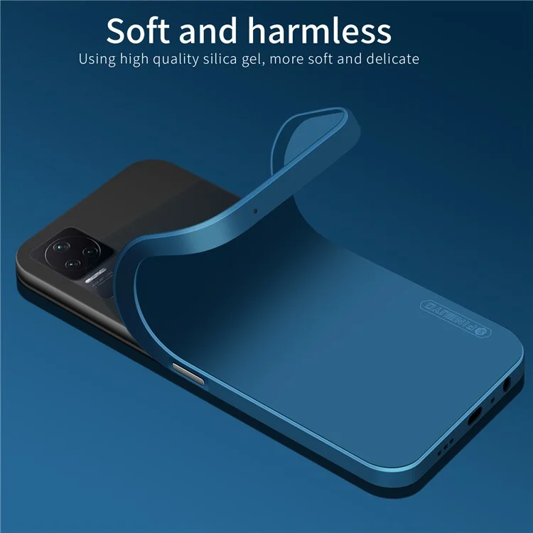 Serie Pinwuyo JK TPU-2 Para OnePlus Nord N200 5G Cortes Precisos TPU Absorción de Choque Liso - Azul