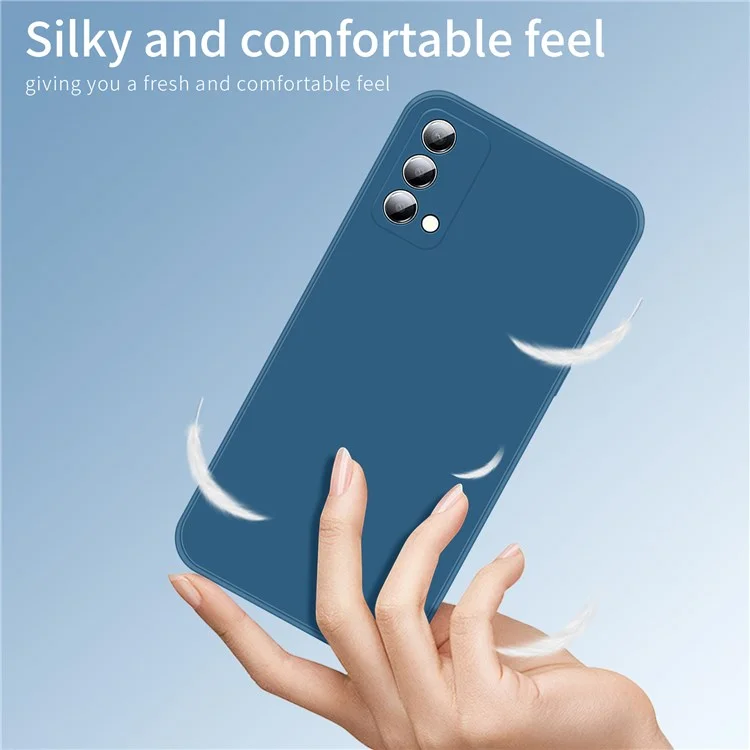 Serie Pinwuyo JK TPU-2 Para OnePlus Nord N200 5G Cortes Precisos TPU Absorción de Choque Liso - Azul