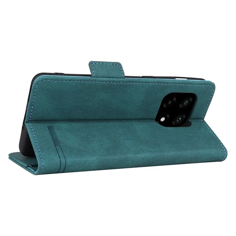 Custodia Per Telefono in Pelle PU Per OnePlus 10 Pro, Portafoglio di Design Hardware Coperchio Protettivo TPU Interno - Blu