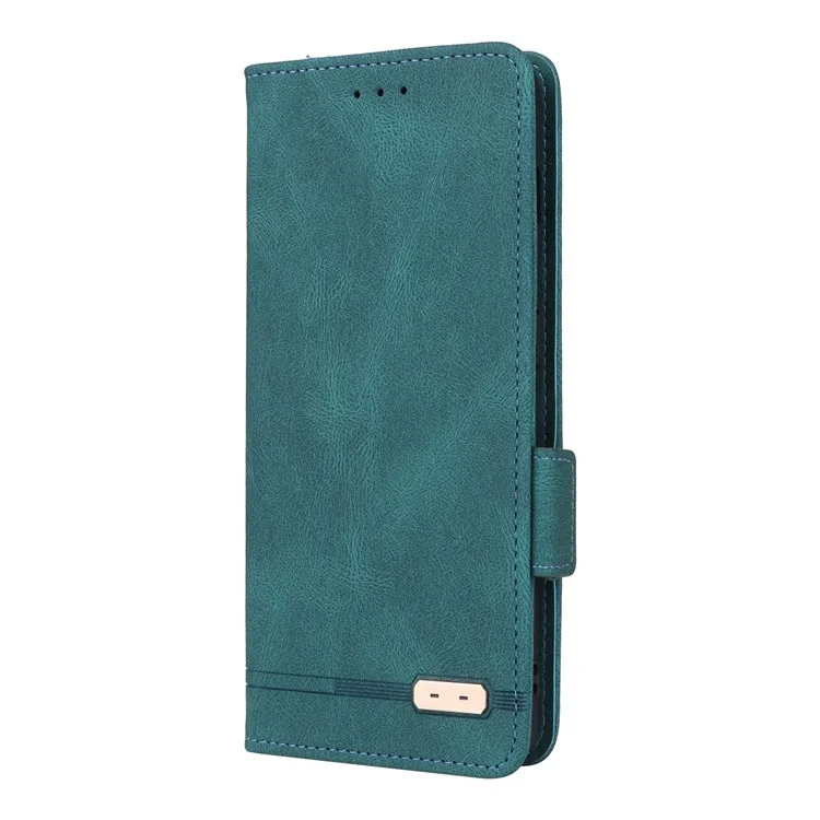 Custodia Per Telefono in Pelle PU Per OnePlus 10 Pro, Portafoglio di Design Hardware Coperchio Protettivo TPU Interno - Blu