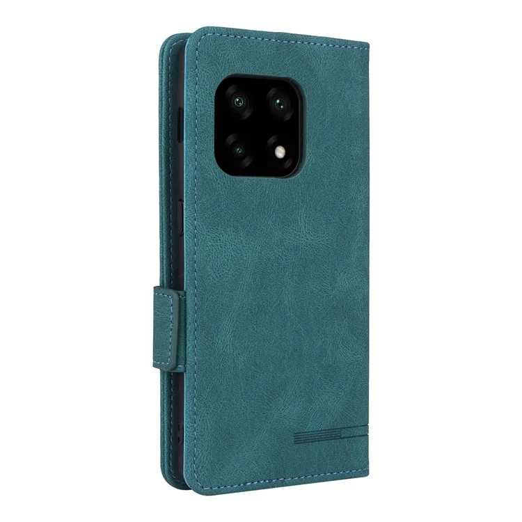 Custodia Per Telefono in Pelle PU Per OnePlus 10 Pro, Portafoglio di Design Hardware Coperchio Protettivo TPU Interno - Blu