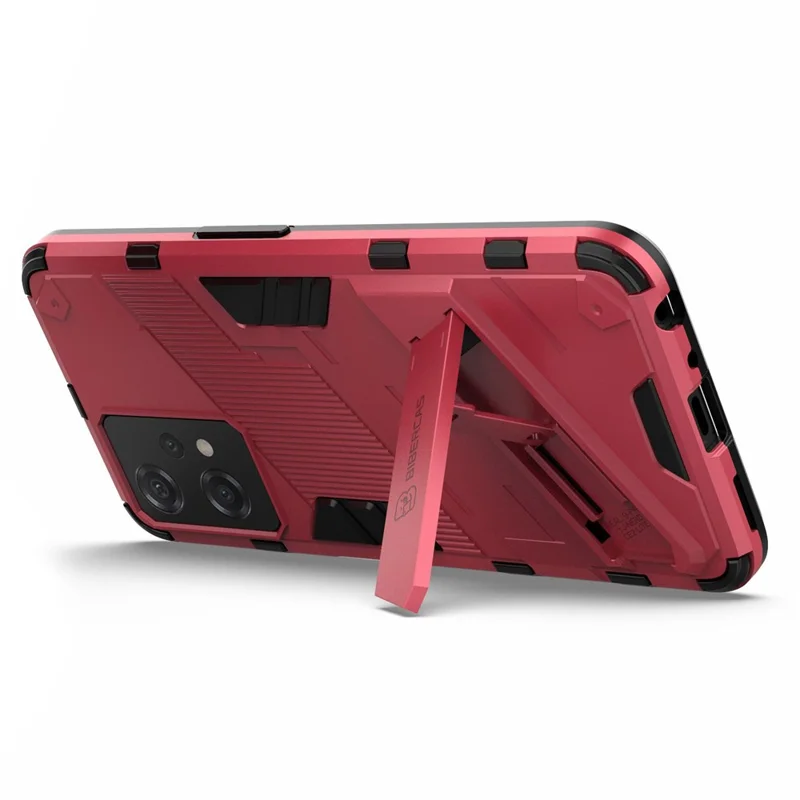 For OnePlus Nord CE 2 Lite 5G Phone Case Kickstand TPU + PC Shockproof Tough Armor Cover - Rose