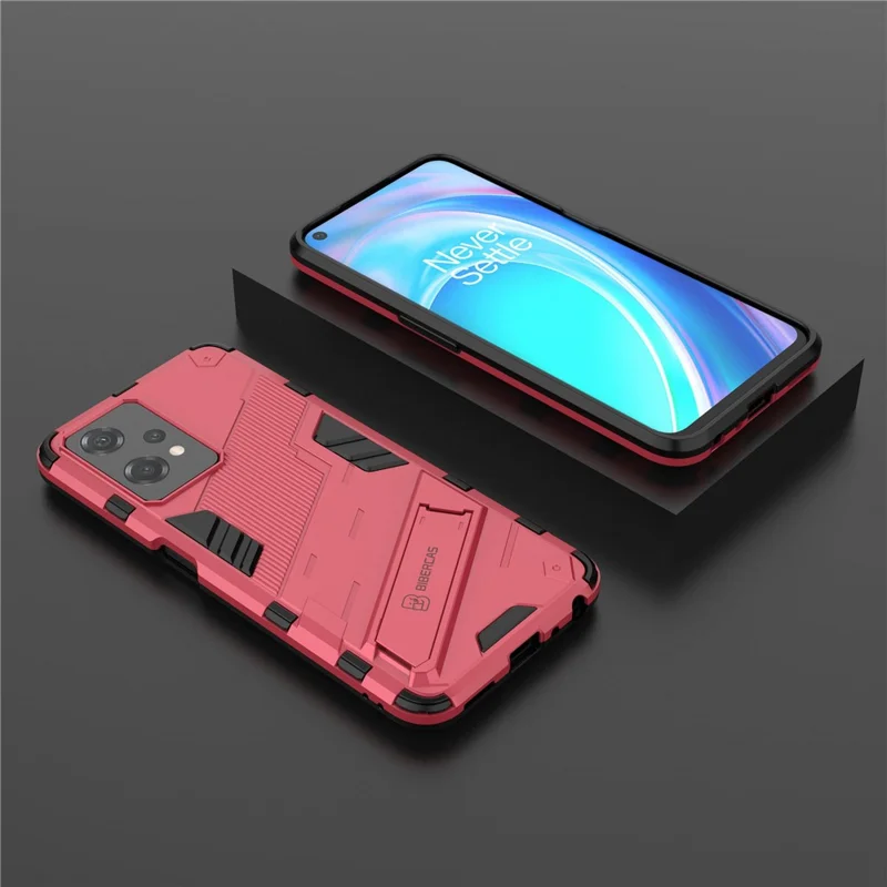 For OnePlus Nord CE 2 Lite 5G Phone Case Kickstand TPU + PC Shockproof Tough Armor Cover - Rose