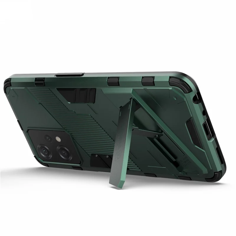 For OnePlus Nord CE 2 Lite 5G Phone Case Kickstand TPU + PC Shockproof Tough Armor Cover - Green