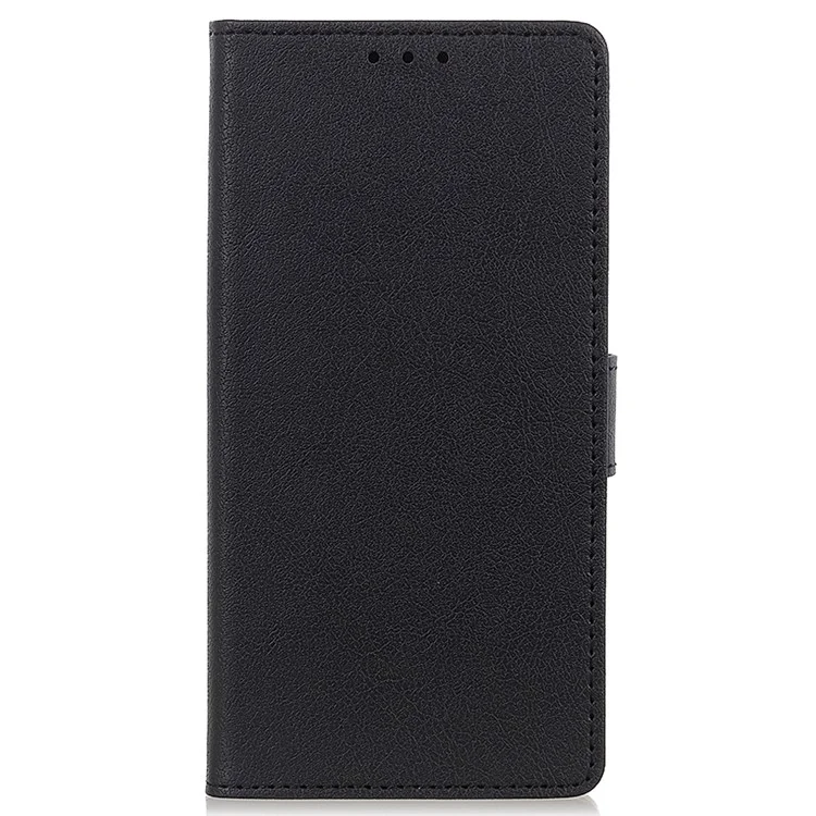 Para OnePlus Nord 2T 5G Shock Resistant Full Coverage Phone Cover Magnetic Closing PU Leather Stand Cover Soft TPU Inner Shell Wallet Style Mobile Phone Case - Negro