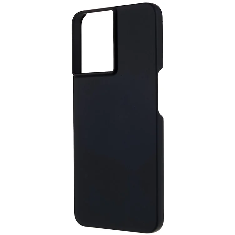 For OnePlus 10R 5G/Ace 5G Shockproof Anti-scratch Rubberized Glossy Surface Protective Cover Hard PC Cell Phone Case - Black