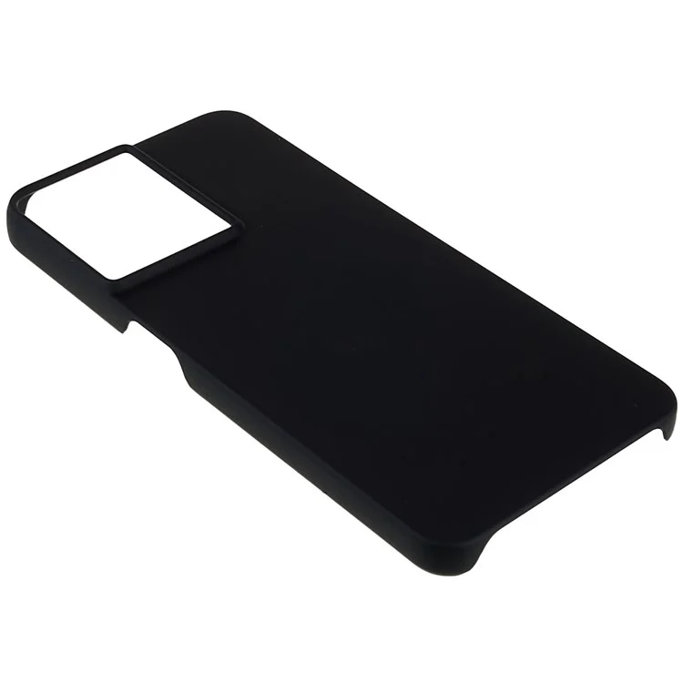 For OnePlus 10R 5G/Ace 5G Shockproof Anti-scratch Rubberized Glossy Surface Protective Cover Hard PC Cell Phone Case - Black