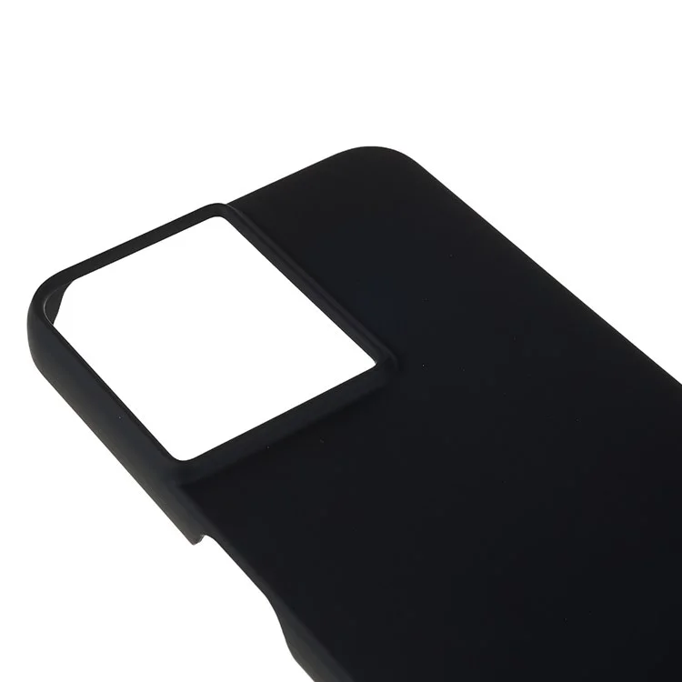 For OnePlus 10R 5G/Ace 5G Shockproof Anti-scratch Rubberized Glossy Surface Protective Cover Hard PC Cell Phone Case - Black