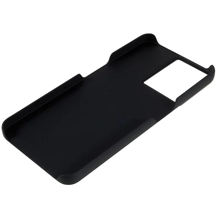 For OnePlus 10R 5G/Ace 5G Shockproof Anti-scratch Rubberized Glossy Surface Protective Cover Hard PC Cell Phone Case - Black