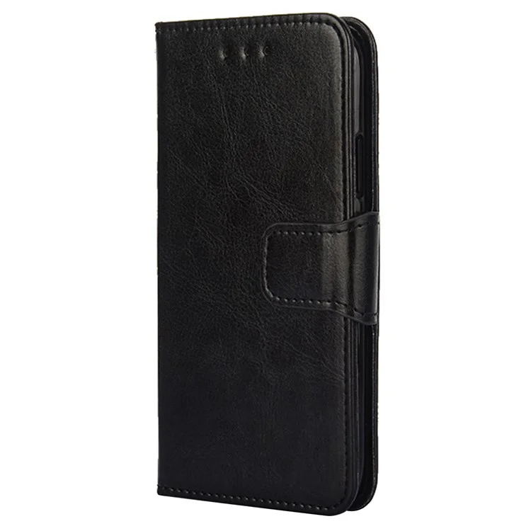 For OnePlus Nord CE 2 Lite 5G Anti-drop Full Covering PU Leather Wallet Case Stand Function Magnetic Closure Shockproof Flip Folio Cover - Black