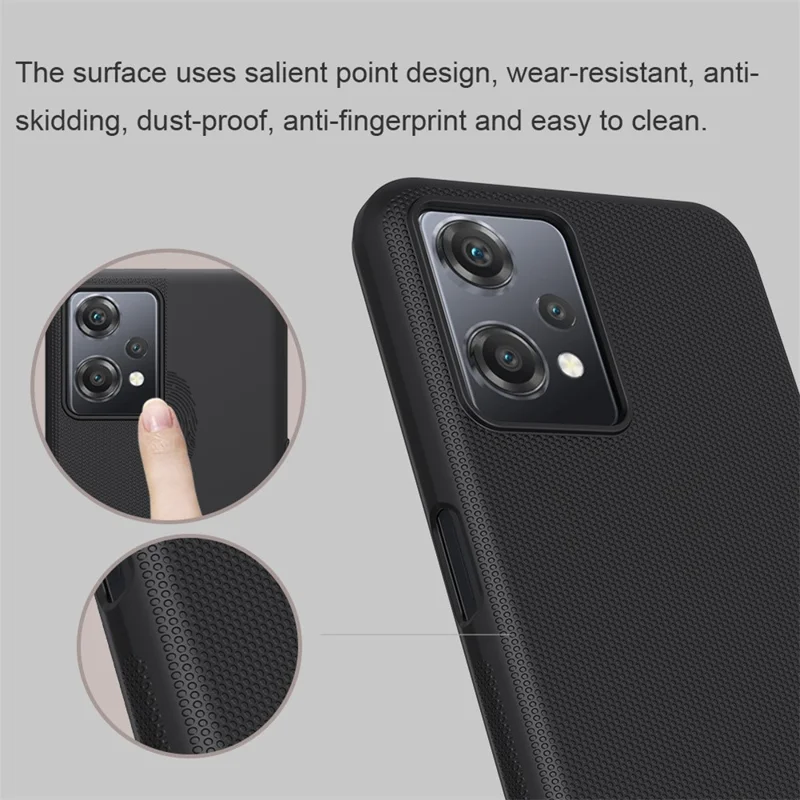 NILLKIN for OnePlus Nord CE 2 Lite 5G Frosted Shield Case Hard PC Anti-scratch Shockproof Mobile Phone Cover - White