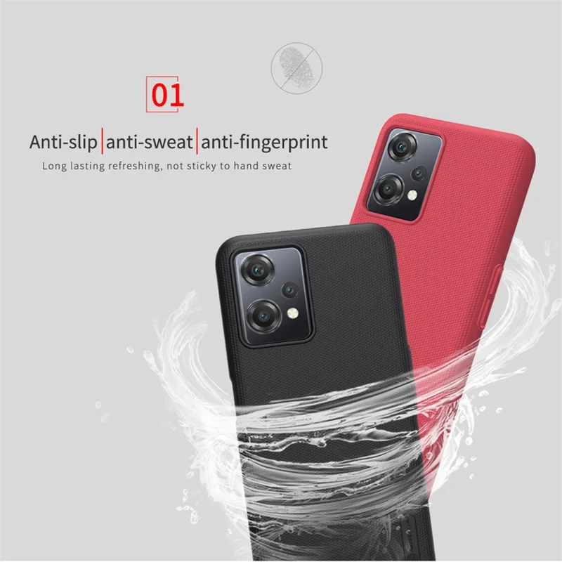 NILLKIN for OnePlus Nord CE 2 Lite 5G Frosted Shield Case Hard PC Anti-scratch Shockproof Mobile Phone Cover - White
