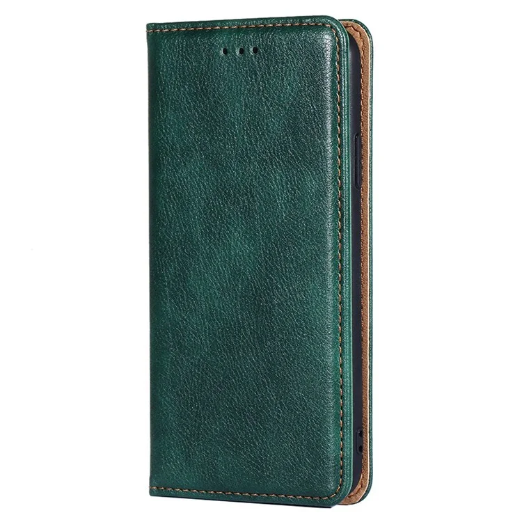 For OnePlus Nord CE 2 Lite 5G Shockproof Phone Case Stand Wallet PU Leather Magnetic Absorption Protective Cover - Green