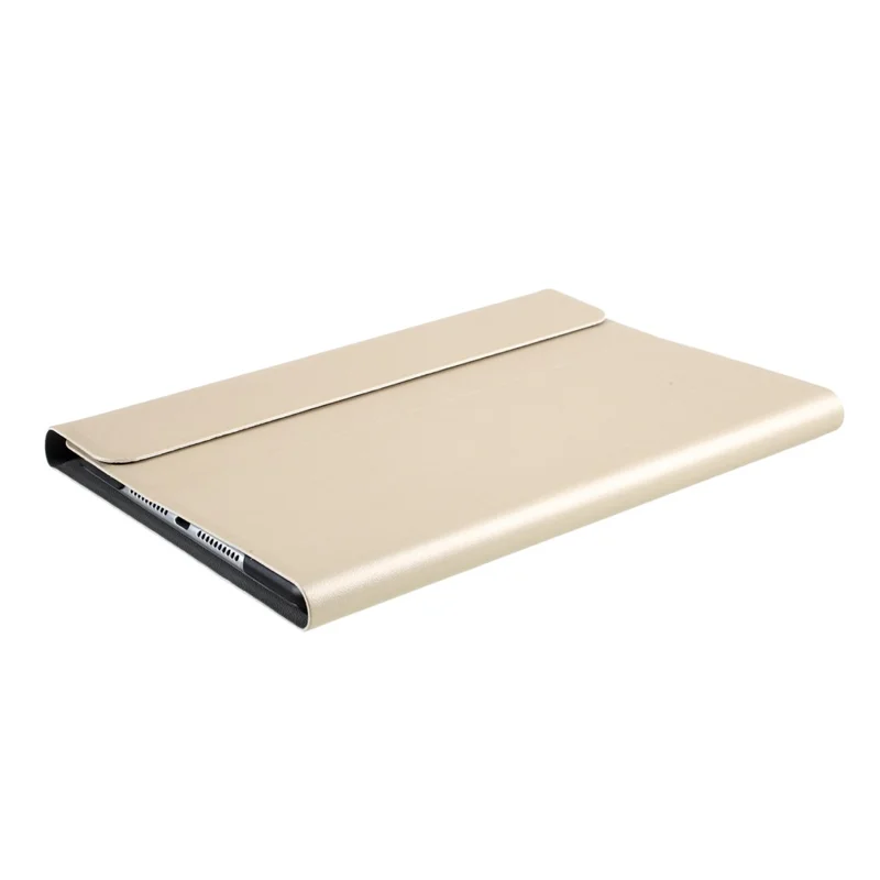 Clavier sans fil Bluetooth détachable + étui de protection en cuir PU avec support pour iPad mini (2019) 7,9 pouces / mini 4 - Couleur or