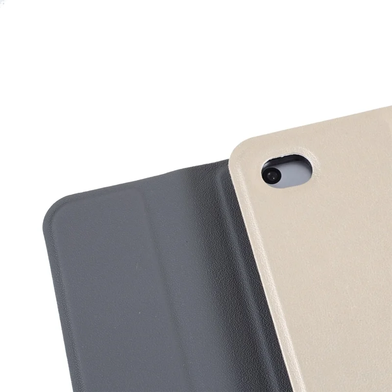 Clavier sans fil Bluetooth détachable + étui de protection en cuir PU avec support pour iPad mini (2019) 7,9 pouces / mini 4 - Couleur or