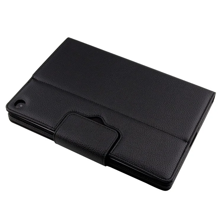 Black - Detachable Bluetooth Keyboard Litchi Leather Case for Huawei MediaPad M5 10/M5 10 (Pro)