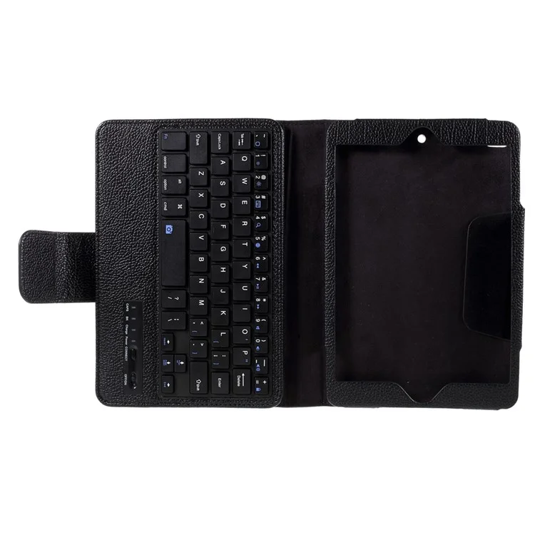 Removeable Bluetooth Keyboard Leather Case for iPad mini (2019) 7.9 inch/mini 4/3/2/1 - Black