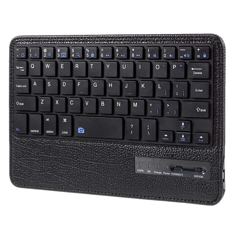 Removeable Bluetooth Keyboard Leather Case for iPad mini (2019) 7.9 inch/mini 4/3/2/1 - Black