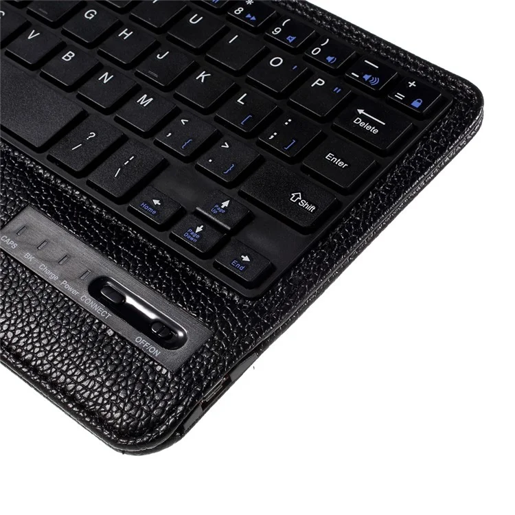 Removeable Bluetooth Keyboard Leather Case for iPad mini (2019) 7.9 inch/mini 4/3/2/1 - Black