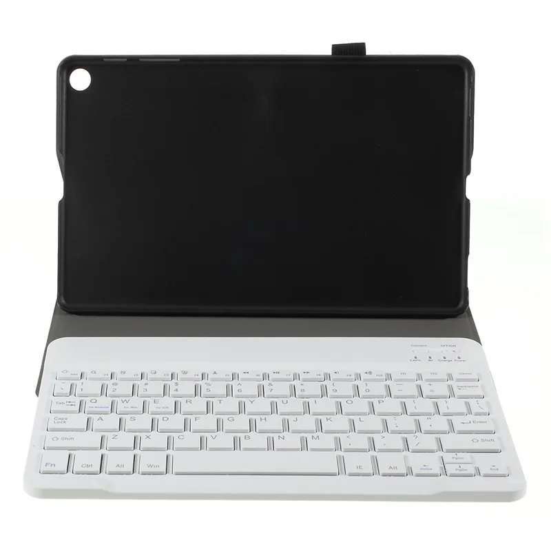 Funda de cuero PU con teclado Bluetooth desmontable magnético para Samsung Galaxy Tab A 10.1 (2019) T510/T515, 2 en 1 con líneas de oveja fina - Dorado