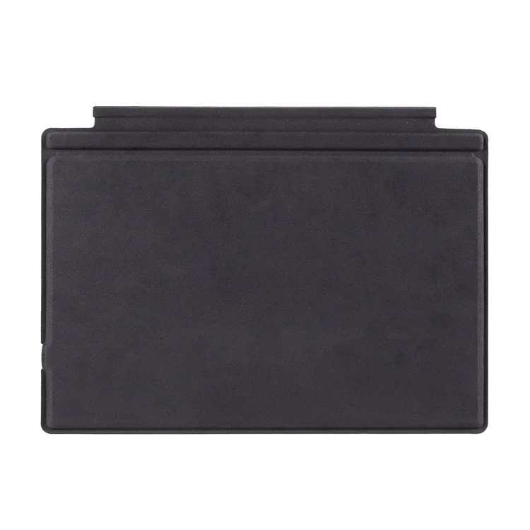 Ultra-Slim PU Leather Magnetic Wireless Bluetooth-compatible Keyboard with Trackpad for Surface Pro 6 / 5 / 4 / 3 - Dark Grey