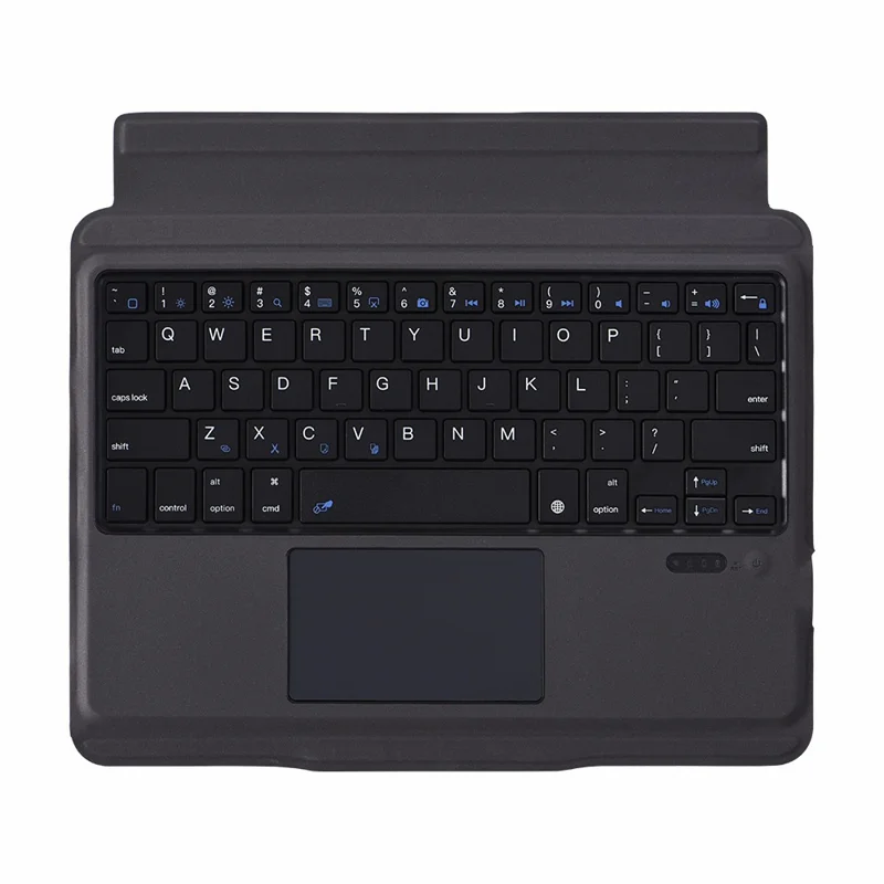 T-205 Detachable Bluetooth-compatible Keyboard + TPU Tablet Casing for iPad 9.7-inch (2018) (2017)/iPad Air 2/Air (2013), Etc - Black