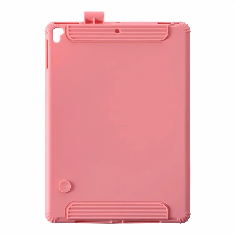 Q5 Rotatable Detachable Bluetooth-compatible Keyboard Stand Case for iPad 9.7-inch (2018)/Air (2013)/Air 2/Pro 9.7 inch (2016) - Rose Gold