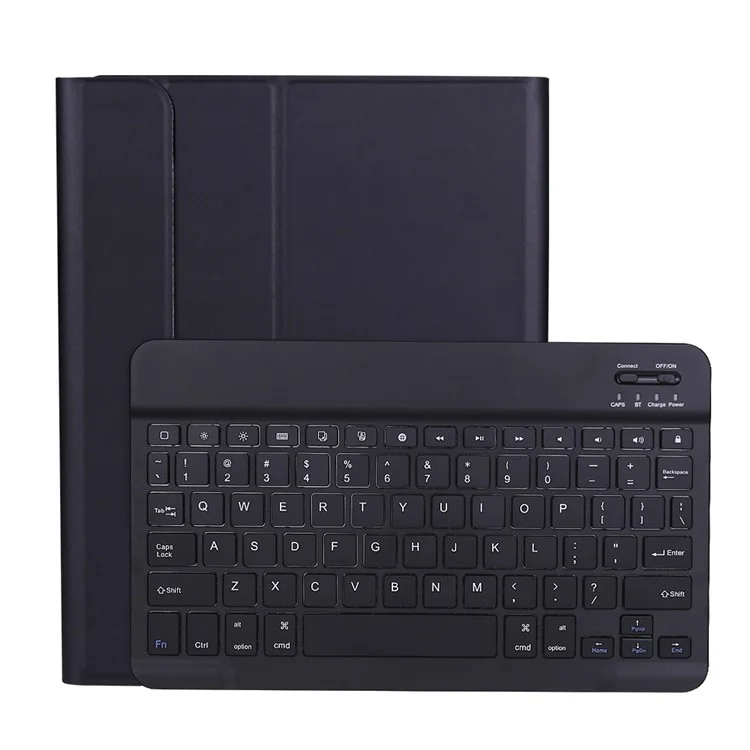Per iPad Air 11 (2024) / Air (2020) / (2022) / Pro 11 (2018) / (2020) / (2021) / (2022) A11B-A Bluetooth Tastiera Supporto Custodia in Pelle - Nero
