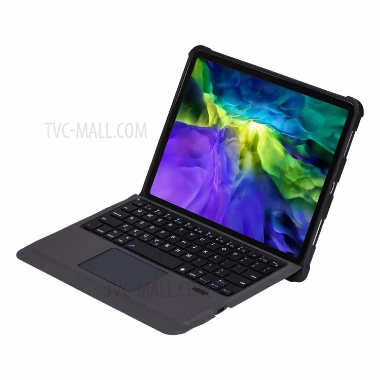 Bluetooth-compatible Keyboard Leather Stand Case for iPad Pro 11-inch (2020) (2018)