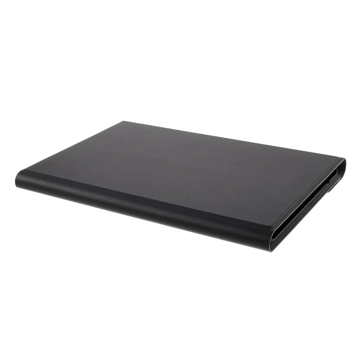 Wireless Bluetooth-compatible Keyboard Leather Stand Shell for Huawei Mediapad M5 Lite 10.1" / C5 10.1" - Black