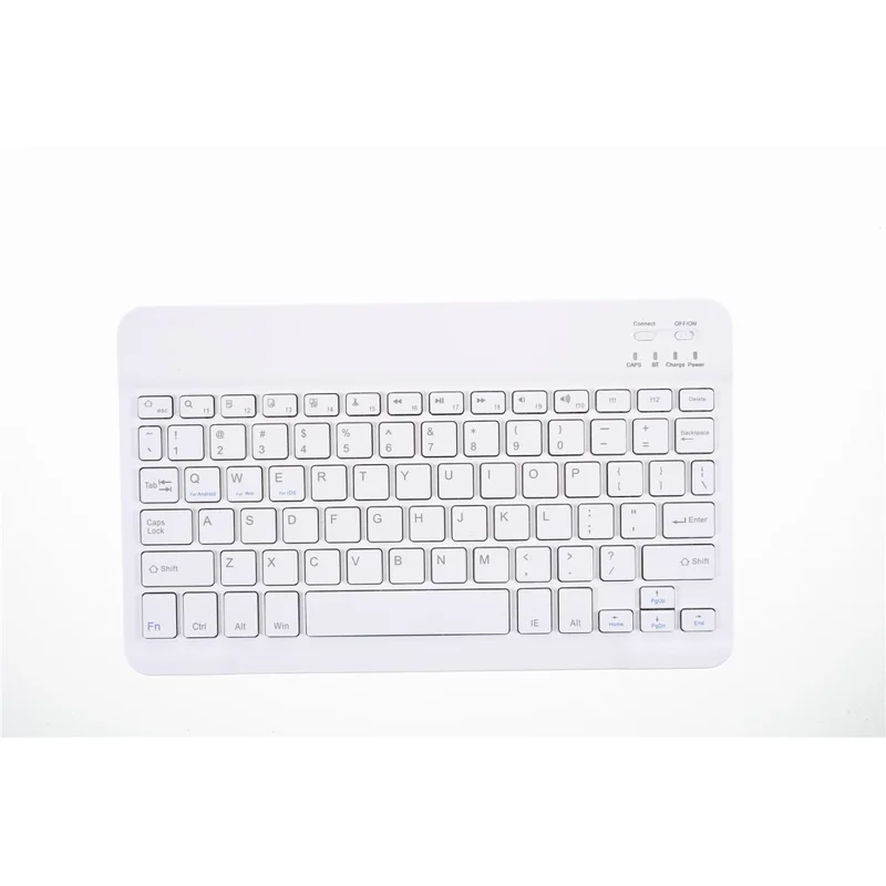 Kabellose Bluetooth-kompatible Tastatur-Leder-Standhülle für Honor Pad 6/Huawei MediaPad T3 10,1"/C3 10,1/Enjoy Tablet 2 – Roségold