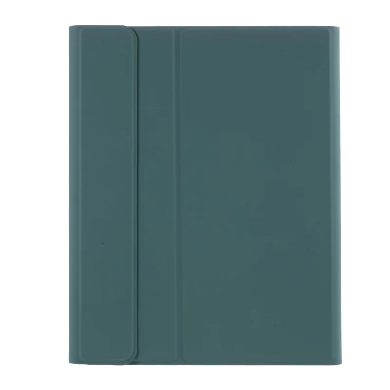 For iPad Air (2022)/(2020) Wireless Touch Pad Bluetooth-compatible Keyboard Leather Case - Midnight Green
