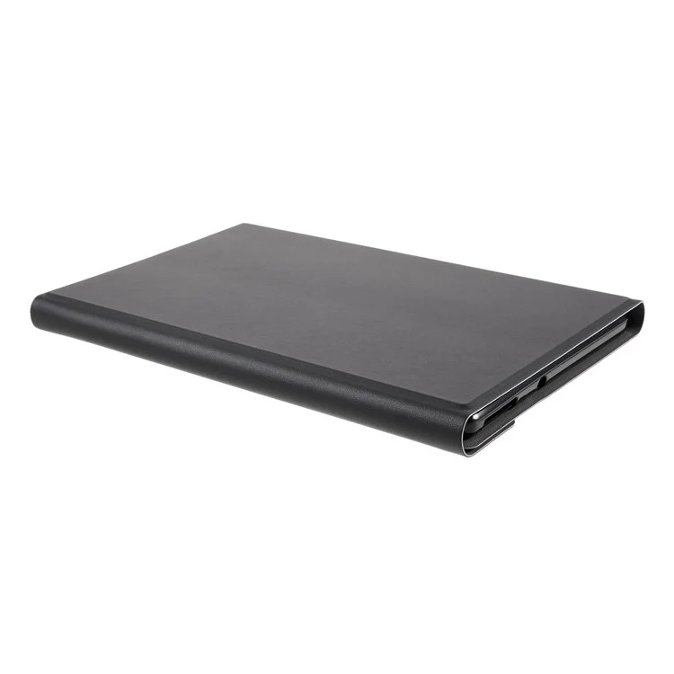Caixa de Suporte de Couro Bluetooth Keyboard para Lenovo Tab M10 Plus - Preto