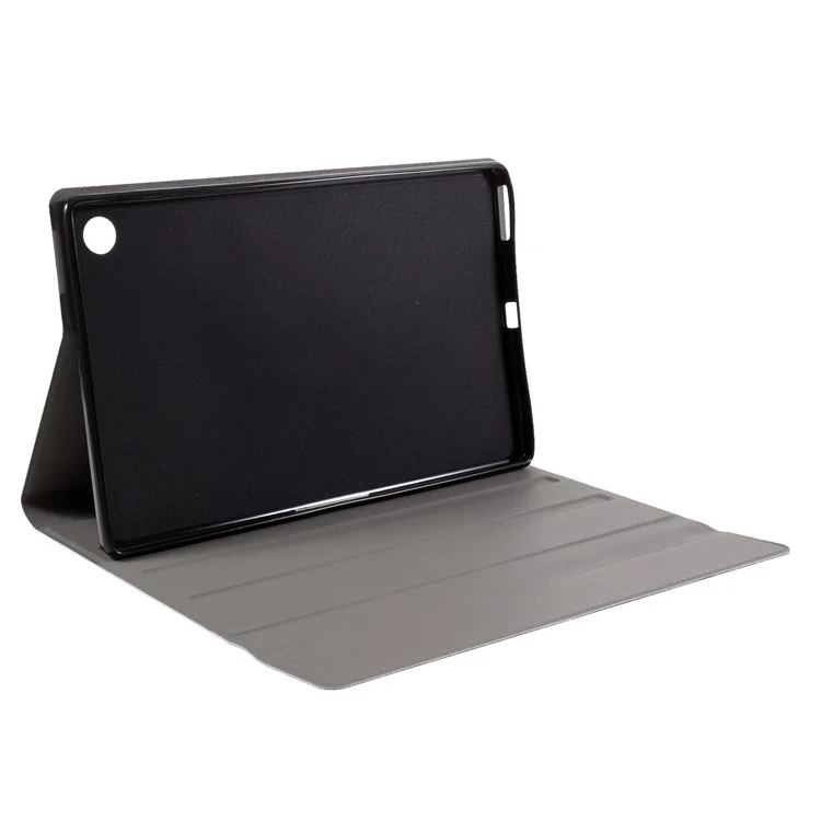 Caixa de Suporte de Couro Bluetooth Keyboard para Lenovo Tab M10 Plus - Preto