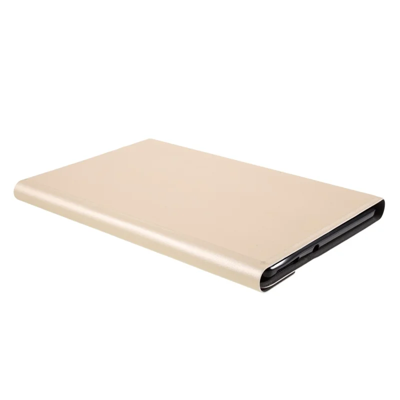Bluetooth-compatible Keyboard Leather Stand Case for Lenovo Tab M10 Plus - Gold