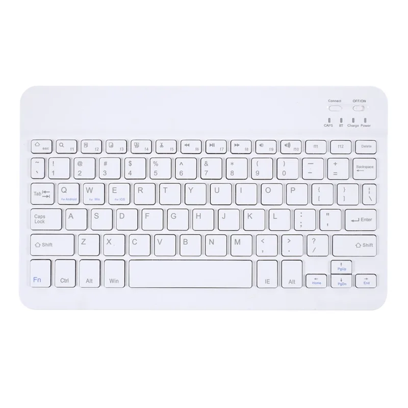 Bluetooth-compatible Keyboard Leather Stand Shell for Lenovo M10 FHD REL TB-X605FC/LC - Rose Gold