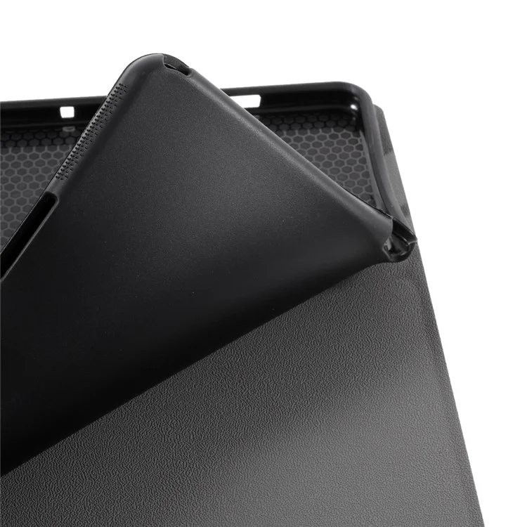 Bluetooth-compatible Keyboard Leather Stand Case Cover for Huawei MatePad 10.8 (2020)/MediaPad M6 10.8-inch - Black