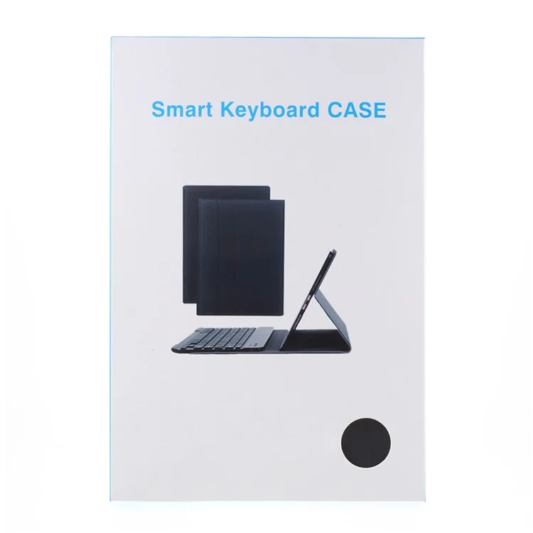 Bluetooth-compatible Keyboard Leather Stand Case Cover for Huawei MatePad 10.8 (2020)/MediaPad M6 10.8-inch - Black