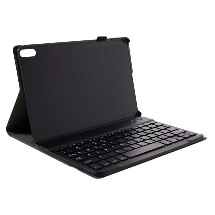 Bluetooth Keyboard Leather Stand Shell Para Huawei Matepad Pro 10.8 Pulgadas - Negro