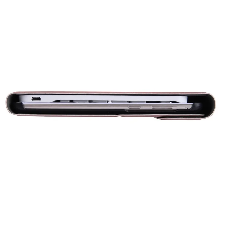 A0T5 Detachable Backlight Bluetooth-compatible Keyboard with Leather Case for Huawei Honor Pad 5 10.1/MediaPad T5 10.1 - Rose Gold