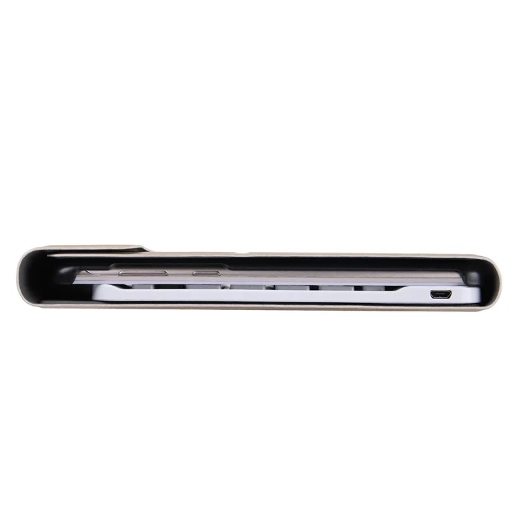A0T5 Detachable Backlight Bluetooth-compatible Keyboard with Leather Case for Huawei Honor Pad 5 10.1/MediaPad T5 10.1 - Gold