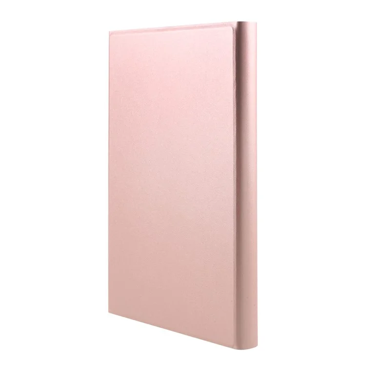Bluetooth Backlight Keyboard Stand Case Para Lenovo Tab M10 Plus - Oro Rosa