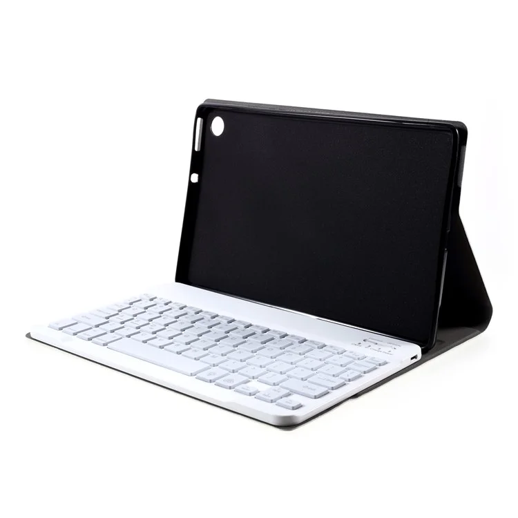 Bluetooth Backlight Keyboard Stand Case Para Lenovo Tab M10 Plus - Oro Rosa