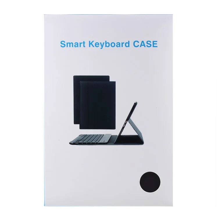 Bluetooth-compatible Backlight Keyboard Leather Stand Cover for Samsung Galaxy Tab S6 Lite 10.4 (2020) P610 P615 / (2022) / (2024) - Black