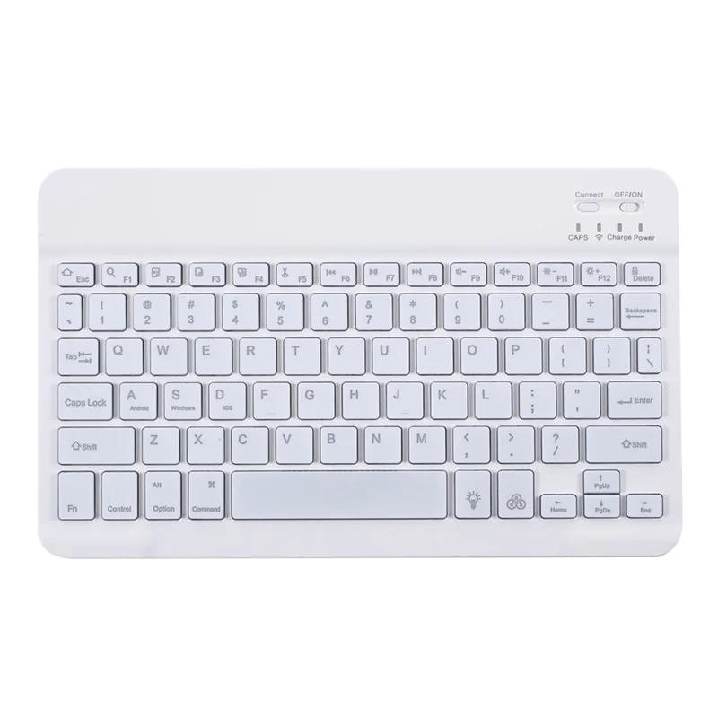 Bluetooth-compatible Backlight Keyboard Leather Stand Cover for Samsung Galaxy Tab S6 Lite 10.4 (2020) P610 P615 / (2022) / (2024) - Rose Gold